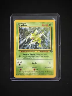 Pokemon TCG WOTC Scyther #26 Jungle Non-Holo Rare LP - Image 3