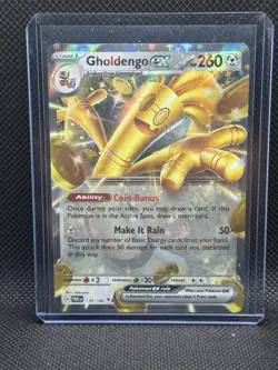 Gholdengo ex 139/182 Holo Rare - Paradox Rift SV Scarlet & Violet Pokemon Card - Image 1