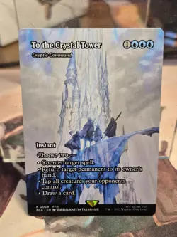 29 To the Crystal Tower Cryptic Command Showcase FFIII Final Fantasy MTG Card - Image 1