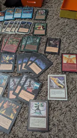HUGE LOT OF MAGIC THE GATHERING CARDS Vintage - Revised, Mirage, And More! Dice - Image 4