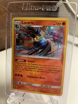 Lucario SM54 NM Holo Rare Black Star Promo Pokemon TCG Card Near Mint - Image 2