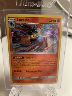 Lucario SM54 NM Holo Rare Black Star Promo Pokemon TCG Card Near Mint - Image 3