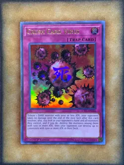 Yugioh Crush Card Virus LCKC-EN046 Ultra Rare SJCS Art 1st Ed NM - Image 1