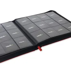 Vault X Fire Red 12-Pocket XL Exo-Tec Zip Binder - 624 Cards - New - Image 3