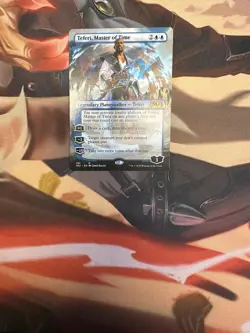 MTG Borderless Teferi, Master of Time Near Mint Magic 2021 Core Set - Image 1