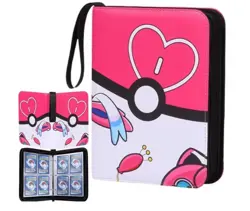 Jigglypuff Pokemon Card Storage Binder- Double sided 50 sheets-holds 400 cards - Image 1