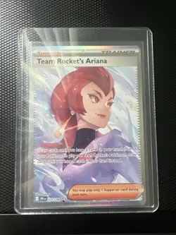 Pokemon Team Rockets Ariana Special Illustration Card 237/182 Destined Rivals - Image 2