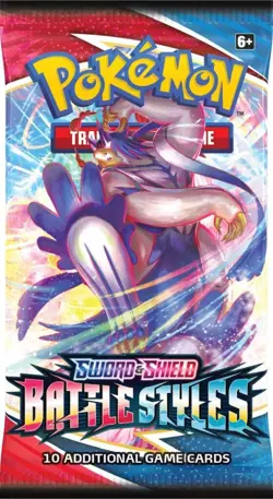 Pokemon Sword & Shield BATTLE STYLES 10 Card Booster Pack - New - Image 1