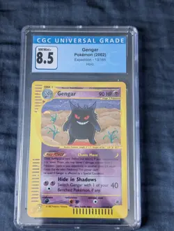 Pokemon Card Gengar 13/165 - Expedition Base Set - Holo CGC 8.5 - Image 1