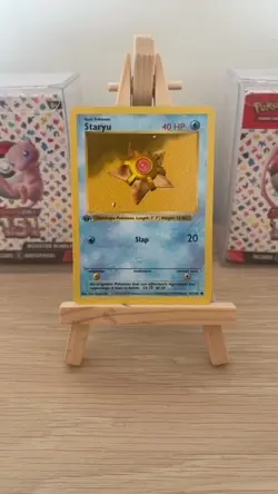 Staryu 65/102 1st Edition Shadowless Pokemon Card Base Set WOTC Common - Image 1