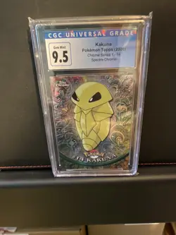 2000 Topps Chrome Pokemon Spectra HOLO #14 KAKUNA CGC 9.5 - Image 1