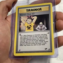 Pokemon TCG Gym Challenge #112/132 Blaine's Quiz #3 NM/MT Vintage Uncommon WOTC - Image 2