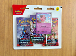 Pokemon TCG Temporal Forces 3 Pack Blister | Cleffa Promo NEW/SEALED - Image 1