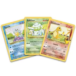 Pokemon TCG 25th Anniversary First Partner Pack - Kanto Starters + 2 Boosters - Image 1