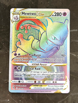 Pokemon GO - MEWTWO VSTAR - SECRET RARE - 079/078 - NM - Image 1