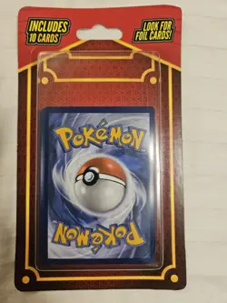 POKEMON Pack of 10 Cards Look for Foil Card Factory Sealed UNOPENED MJ Holding - Image 1