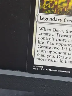 MtG Magic The Gathering Bloomburrow Mythic Beza, The Bounding Spring Card NM - Image 4