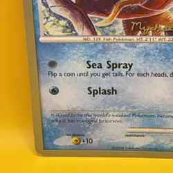 MAGIKARP LV.10 ( 65/100 ) 2010 World Championships 2008 Pokemon/ Nintendo Card - Image 5