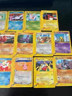 Vintage Skyridge Pokemon Collection Binder with Cards - 33 Quantity MINT/LP Cond - Image 2