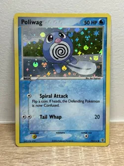 Poliwag 75/112 Pokemon Ex FireRed LeafGreen Reverse Holo Stamped Era Card LP - Image 1