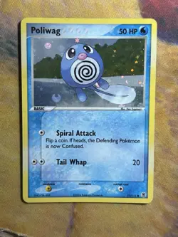 Poliwag 75/112 Pokemon Ex FireRed LeafGreen Reverse Holo Stamped Era Card LP - Image 2