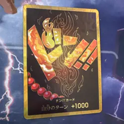 DON!! Card (Portgas D. Ace) GOLD -THE BEST PRB-01- Japanese ONE PIECE card - Image 2