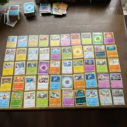 Pokemon lucky Card Lot of 50 Rare/Holo/ WHAT U C U GET LOT# 30 - Image 1