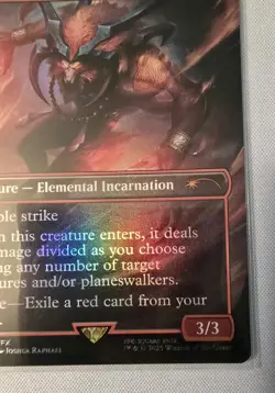 Ifrit (Fury) NM English Rainbow Foil MTG Secret Lair x Final Fantasy Bonus Card - Image 4