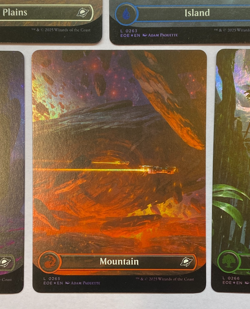 MTG - Edge of Eternities - Full Art Land Set (5 Cards Total) - FOIL - Image 5