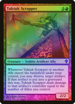Tuktuk Scrapper FOIL Worldwake NM Red Uncommon MAGIC GATHERING CARD ABUGames - Image 1