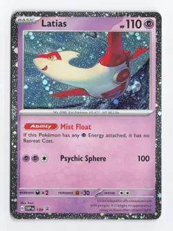 Latias 139 Cosmos Holo Foil Stellar Crown Promo Scarlet Violet Pokemon Card NM - Image 1