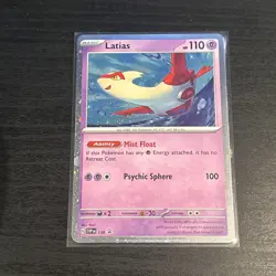 Latias 139 Cosmos Holo Foil Stellar Crown Promo Scarlet Violet Pokemon Card NM - Image 1