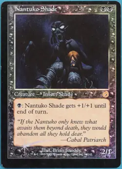 Nantuko Shade FOIL Torment HEAVILY PLD Black Rare MTG CARD (ID# 322532) ABUGames - Image 1