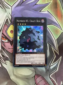 NUMH-EN033 Number 85: Crazy Box Super Rare 1st Edition NM Yugioh Card - Image 1