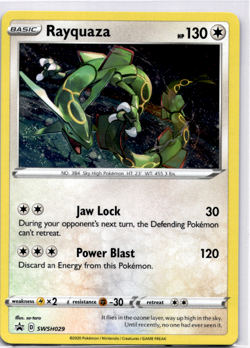 Rayquaza - SWSH029 SWSH: Sword & Shield Promo Cards - Pokemon Near Mint - Image 1
