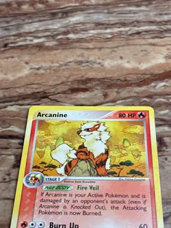 Vintage 2003 Pokemon Arcanine Card 15/100 Sandstorm Lightly Played - Image 2