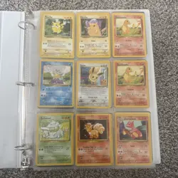100 + cards Binder Pokemon Card Collection Vintage including Pikachu and more - Image 1