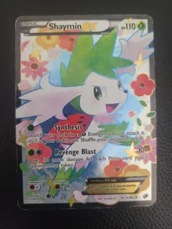 Pokemon Shaymin EX HP110 Full Art RC21/RC25 Legendary Treasures - Image 1