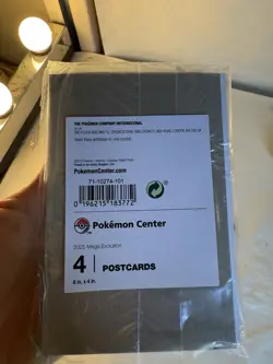 Pokemon Center 2025 Mega Evolution postcards - Image 2