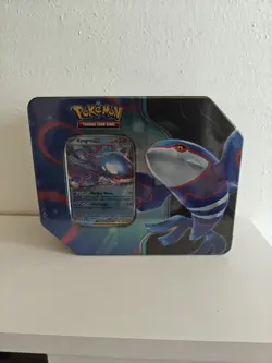 Pokemon TCG Azure Legends Tin Kyogre ex New Sealed 5 Booster Packs - Image 1