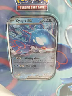 Pokemon TCG Azure Legends Tin Kyogre ex New Sealed 5 Booster Packs - Image 2