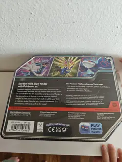 Pokemon TCG Azure Legends Tin Kyogre ex New Sealed 5 Booster Packs - Image 4