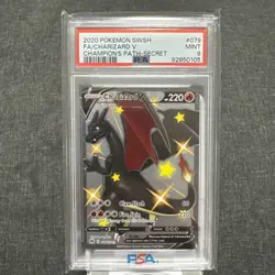Pokemon Charizard V Full Art Secret Champions Path Shiny 079/073 PSA 9 Mint - Image 1