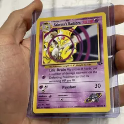 Pokemon Sabrina's Kadabra 58/132 Gym Challenge Unlimited Uncommon NM TCG WOTC - Image 2