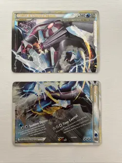 ULTRA RARE Palkia & Dialga Legend Set 101/102 Pokemon Holo - Image 1