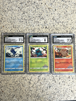 2022 Pokemon Illustration Contest Bulbasaur Arcanine Greninja CGC 7.5 & 8.0 - Image 1