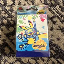 Pokemon Welten Hawaii Honolulu 2024 Deck Box Taucher Pikachu Sealed - Image 1