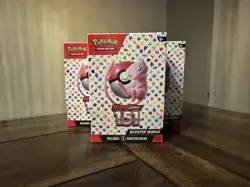 NEW SEALED LOT OF 3 Pokemon TCG Scarlet Violet 151 Booster Bundle SHIPS FREE 🚚✅ - Image 1
