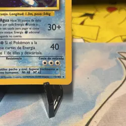 Poliwrath Unlimited Holo Rare Pokemon Base Set 13/102 Spanish - Image 4
