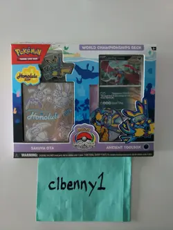 Pokemon 2024 World Championship Deck Honolulu Sealed - Image 1